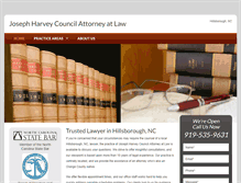 Tablet Screenshot of hillsboroughlawoffice.com